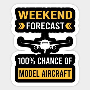 Weekend Forecast Model Aircraft Sticker